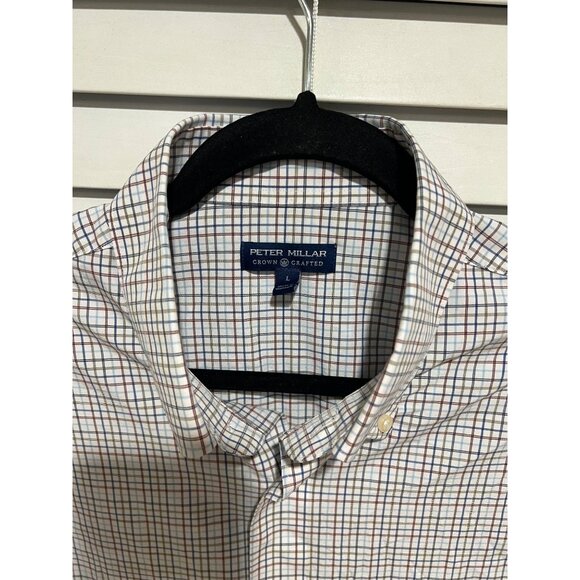 Peter Millar Crown Crafted Long Sleeve Button Up Shirt - Size - L - Picture 2 of 3